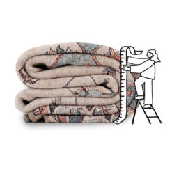 Soft Washable Blue Heritage Rug - Hazel -Carpet Discount Store 010110 Soft Washable Campaign Folded Rugs Web Graphics Hazel