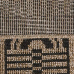 Jute Tone Aztec Area Rug - Prele -Carpet Discount Store 09104C RVR JUTEBLACK12 1027 JUTE 6copy