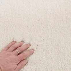 Premium Cream Shaggy Circle Rug - Lace -Carpet Discount Store Amore lace 01219 551b3e47 8f0d 4228 841e 916c83c64b0a