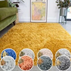 Carpet Discount Store 11 Super Soft Luxury Shaggy Rugs - Choose Your Colour