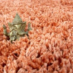 Super Soft Luxury Terracotta Shaggy Rug -Carpet Discount Store Aspen Terra Above Luxury Thick Orange Shaggy Rugs 5B3 5D