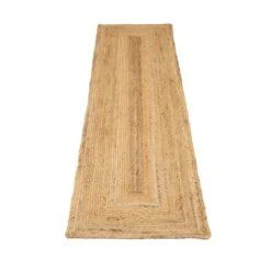 Natural Rustic Braided Jute Rug - Althea -Carpet Discount Store Braided jute althea 01835