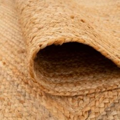 Natural Rustic Braided Jute Rug - Althea -Carpet Discount Store Braided jute althea 02005