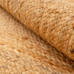 Natural Rustic Braided Jute Rug - Althea -Carpet Discount Store Braided jute althea 02006