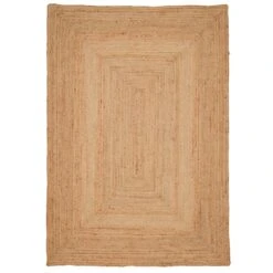 Natural Rustic Braided Jute Rug - Althea