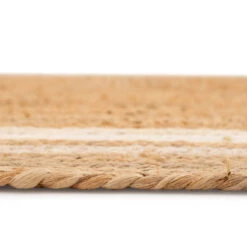 Natural Bordered Jute Rug - Laurel -Carpet Discount Store Braided jute laurel 02035