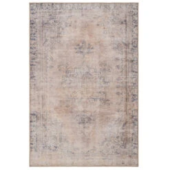 Washable Terracotta Vintage Rug - Wander
