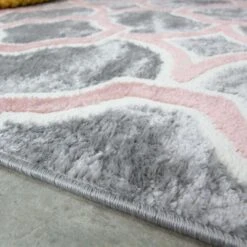 Modern Grey Blush Trellis Runner Rug 10 Modern Grey Blush Trellis Runner Rug -Carpet Discount Store ENZO 20RUNNER 201A 20 50 5B4 5D