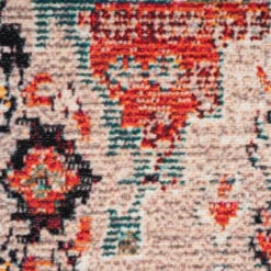 Traditional Medallion Washable Runner - Hue -Carpet Discount Store Everyday Hue Detail 7 2