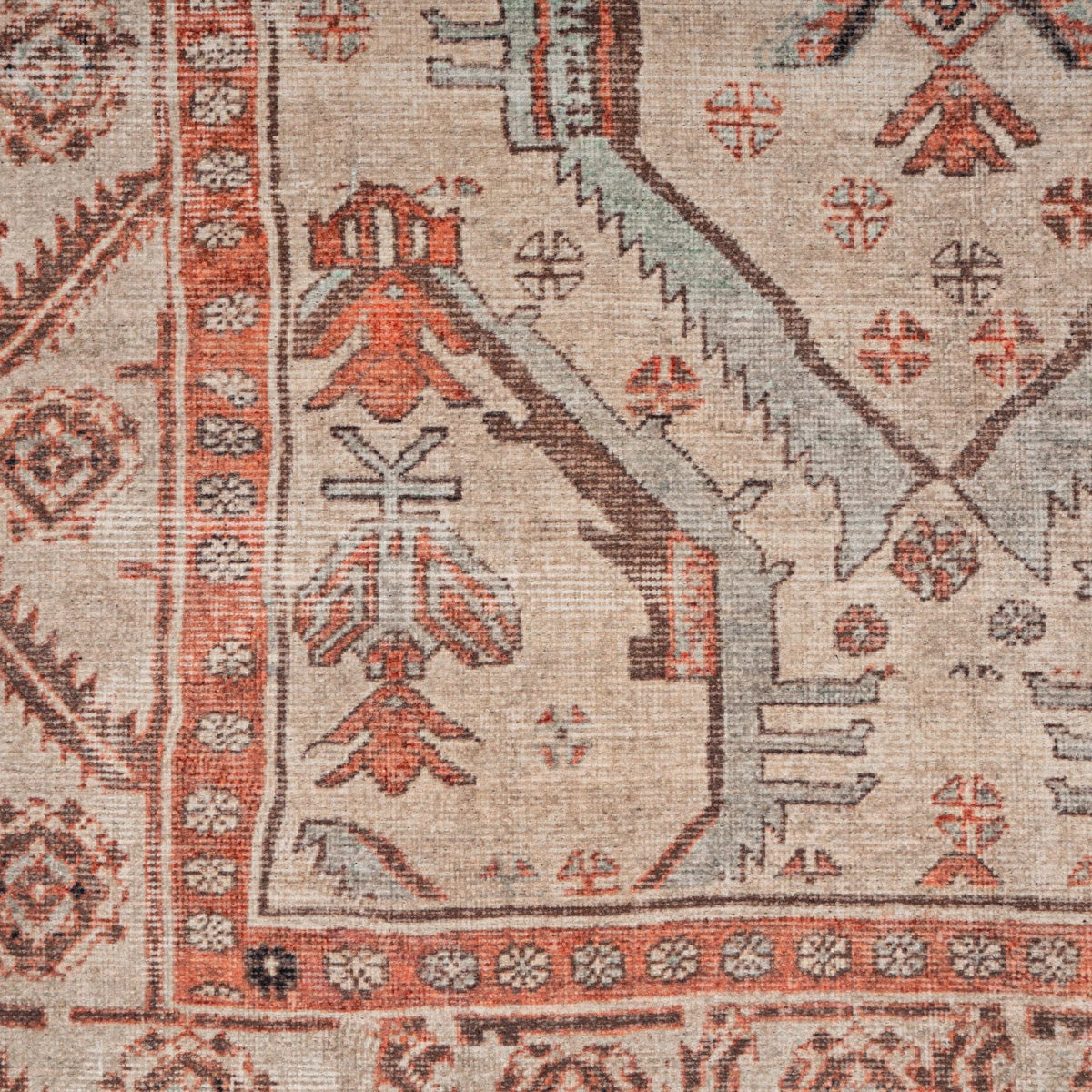 Washable Terracotta Kitchen Mat - Rowe 7 Washable Terracotta Kitchen Mat - Rowe - Image 7