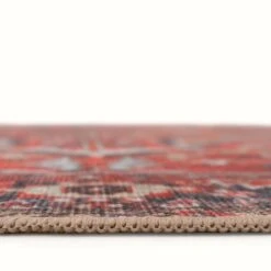 Washable Red Kazak Style Runner - Rudd 17 Washable Red Kazak Style Runner - Rudd -Carpet Discount Store Everyday Rudd Detail 04 3