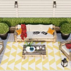 Yellow Outdoor Rug - Marlo