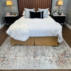 Flatwoven Washable Distressed Multicolour Area Rug - Cecilia 25 Flatwoven Washable Distressed Multicolour Area Rug - Cecilia -Carpet Discount Store IMG 4252