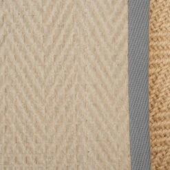 Grey Cotton Border Natural Hallway Jute Runner -Carpet Discount Store Juliette Grey Cotton Border Jute Plain Woven Detail Rug 5 adjusted new edadc9ae 394c 419e b7cf d9a77759bab3