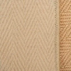 Natural Border Rustic Jute Hallway Runner Rug -Carpet Discount Store Juliette 20Micro 20Border 20RR 20 5 5B5 5D