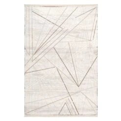 Abstract Linear Beige Rug - Jalo