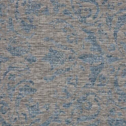 Aqua Flatweave Outdoor Rug - Lanark -Carpet Discount Store Lanark Blue 01075A SAI SILVERAQUA13 5018 SILVER 2