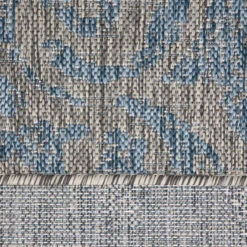 Aqua Flatweave Outdoor Rug - Lanark -Carpet Discount Store Lanark Blue 01075A SAI SILVERAQUA13 5018 SILVER 4