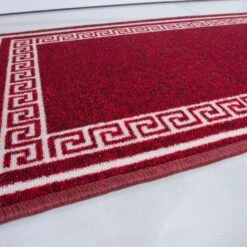 Red Hardwearing Kitchen Mat -Carpet Discount Store Luna Key Red Square zpsg9josebq 5B2 5D