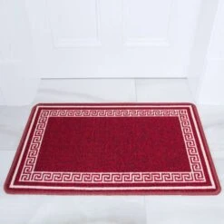 Red Hardwearing Kitchen Mat -Carpet Discount Store Luna Key Red Square zpsg9josebq 5B5 5D