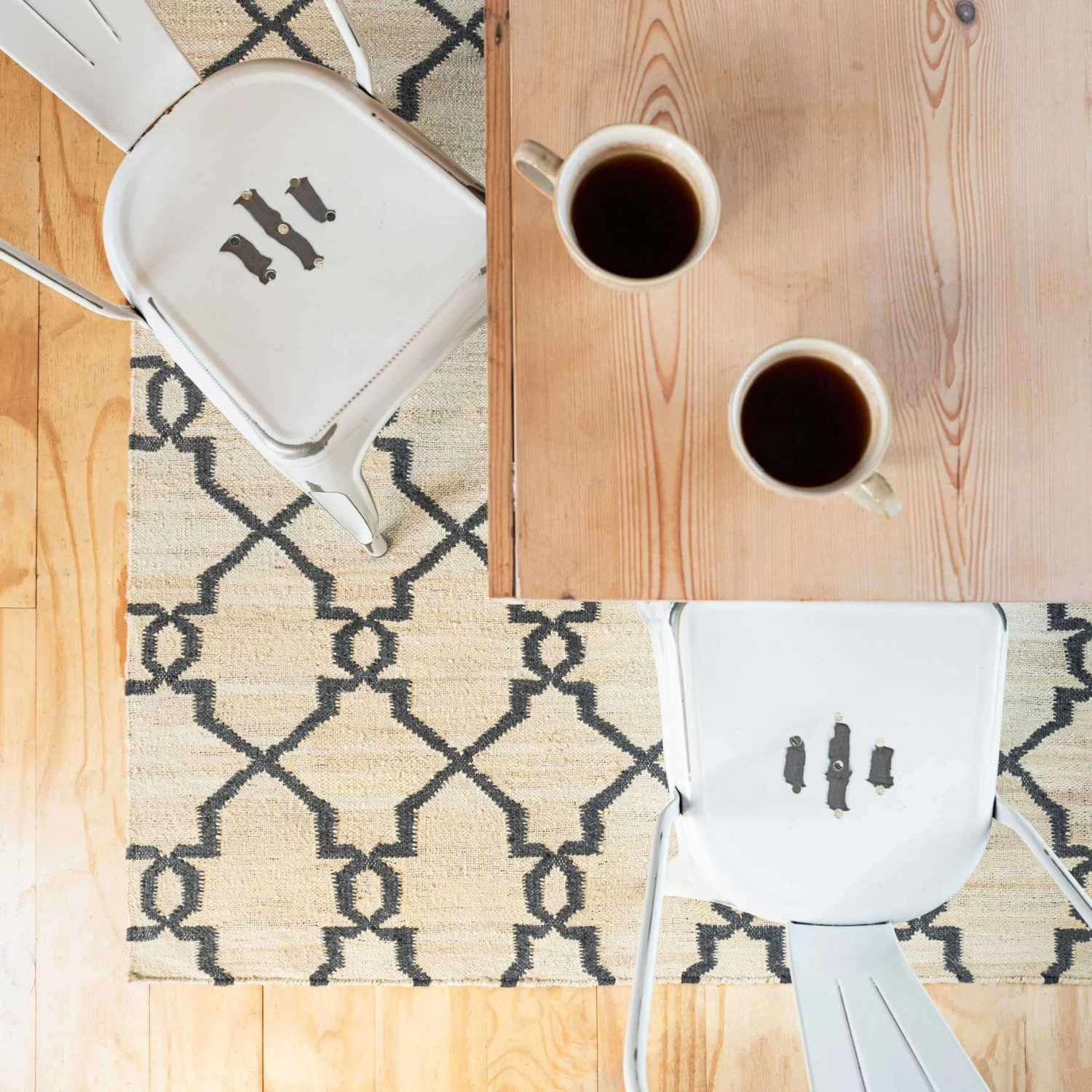 Cream Trellis Natural Jute Area Rug - Trellis 5 Cream Trellis Natural Jute Area Rug - Trellis - Image 5