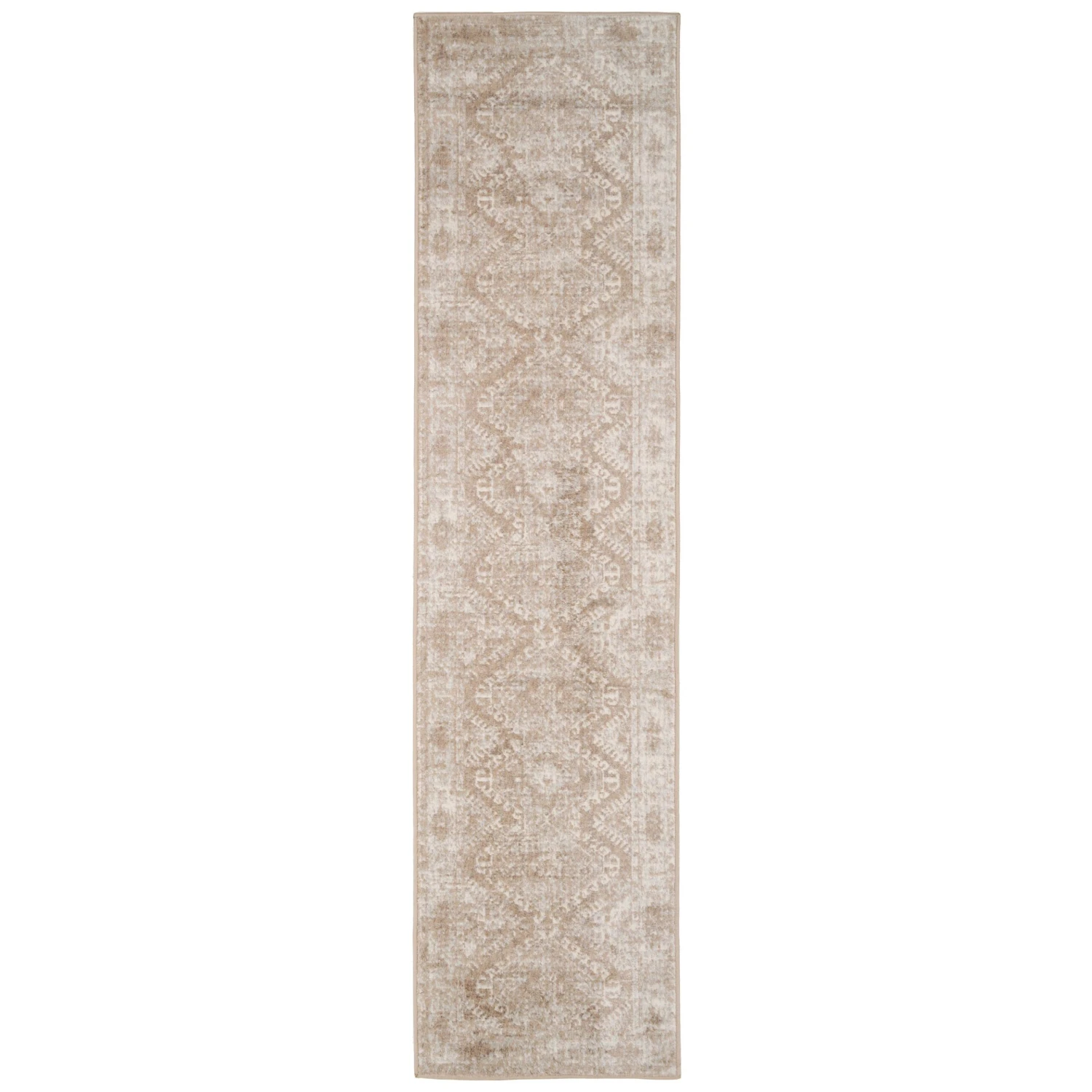 Beige Aztec Runner Rug 1 Beige Aztec Runner Rug