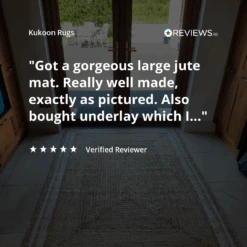 Natural Bordered Jute Rug - Laurel -Carpet Discount Store REVIEWS.ioSocialProofImage 1