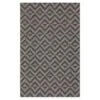 Charcoal Geometric Indoor Outdoor Rug - Rapture