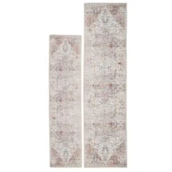 Flatwoven Washable Distressed Multicolour Runner - Cecilia