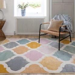 Colourful Pastel Trellis Hall Runner Rug 10 Colourful Pastel Trellis Hall Runner Rug -Carpet Discount Store Topaz 20carved 20soft 20living 20room 20rug 20 173 5B4 5D