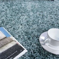 Duck Egg Shaggy Rug -Carpet Discount Store Vancouver Duck Egg Donnas 1 zps6y4jvwfd 5B2 5D