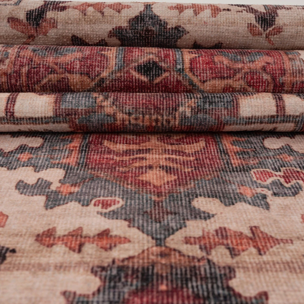 Soft Washable Red Antique Doormat - Eliza 7 Soft Washable Red Antique Doormat - Eliza - Image 7