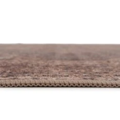 Soft Washable Brown Traditional Rug - Mabel -Carpet Discount Store Washable Mabel detail 04 3