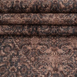 Soft Washable Brown Traditional Rug - Mabel -Carpet Discount Store Washable Mabel detail 11 3