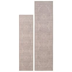 Soft Washable Vintage Beige Runner - Mariana 13 Soft Washable Vintage Beige Runner - Mariana -Carpet Discount Store Washable Marianna Overhead RR RRL SQ