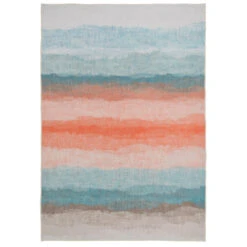 Carpet Discount Store 27 Soft Washable Multicolour Abstract Rug - Solene