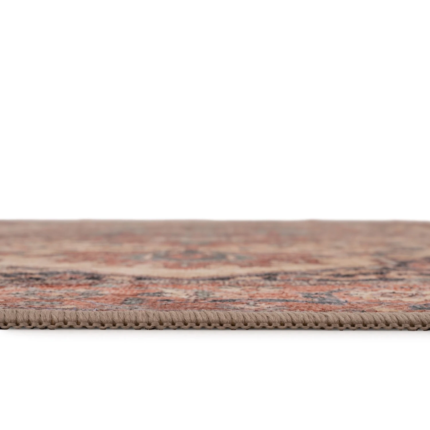 Soft Washable Terracotta Medallion Runner - Verity 7 Soft Washable Terracotta Medallion Runner - Verity - Image 7