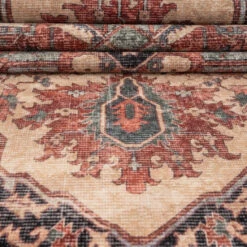 Soft Washable Terracotta Medallion Runner - Verity 13 Soft Washable Terracotta Medallion Runner - Verity -Carpet Discount Store Washable Verity detail 19 2