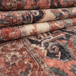 Soft Washable Terracotta Bathroom Mat - Verity -Carpet Discount Store Washable Verity detail 21 1