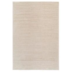 Warm White Linear Area Rug - Bowie