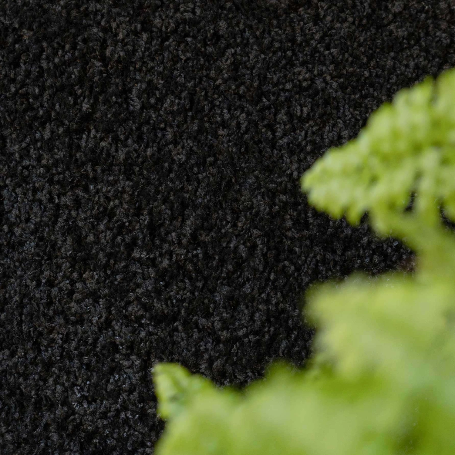 Super Soft Black Shaggy Runner Rug 2 Super Soft Black Shaggy Runner Rug - Image 2