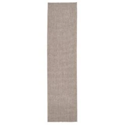 Beige Wool Style Runner Rug - Tala