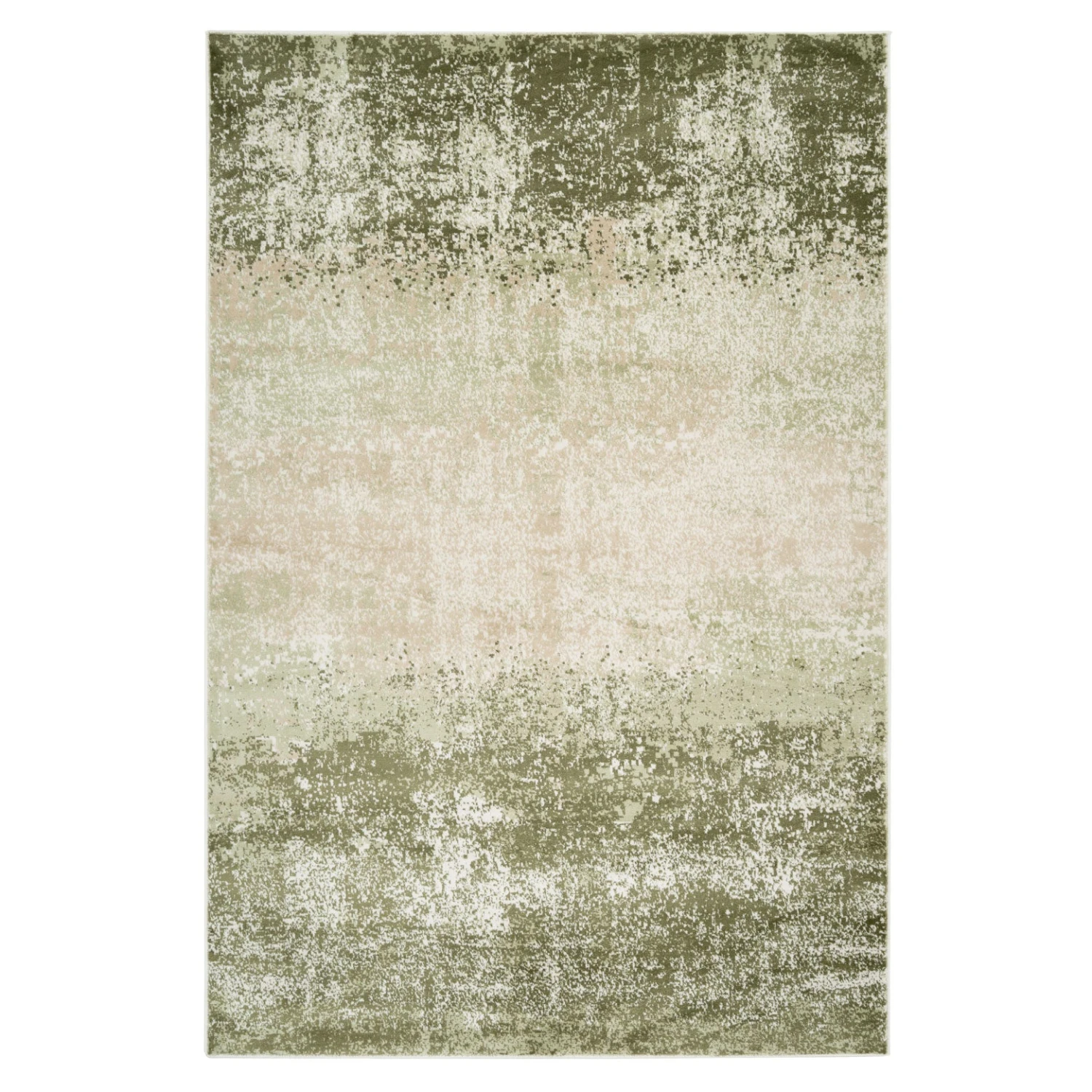 Earthy Green Abstract Rug - Barrow 1 Earthy Green Abstract Rug - Barrow