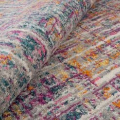 Colourful Tweed Effect Rug - Viva -Carpet Discount Store electra viva 06665