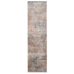 Subtle Rustic Abstract Runner - Amina