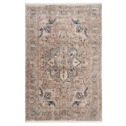 Blue Terra Medallion Area Rug - Neta