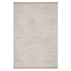 Boho Geometric Diamond Rug - Everly