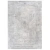 Vintage Grey Washed Effect Living Room Rug - Frank