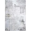 Modern Gold Abstract Distressed Living Room Rugs - Grace