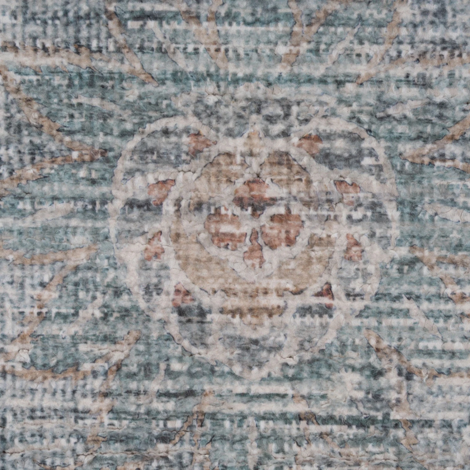 Vintage Blue Terra Floral Rug - Atticus 13 Vintage Blue Terra Floral Rug - Atticus - Image 13